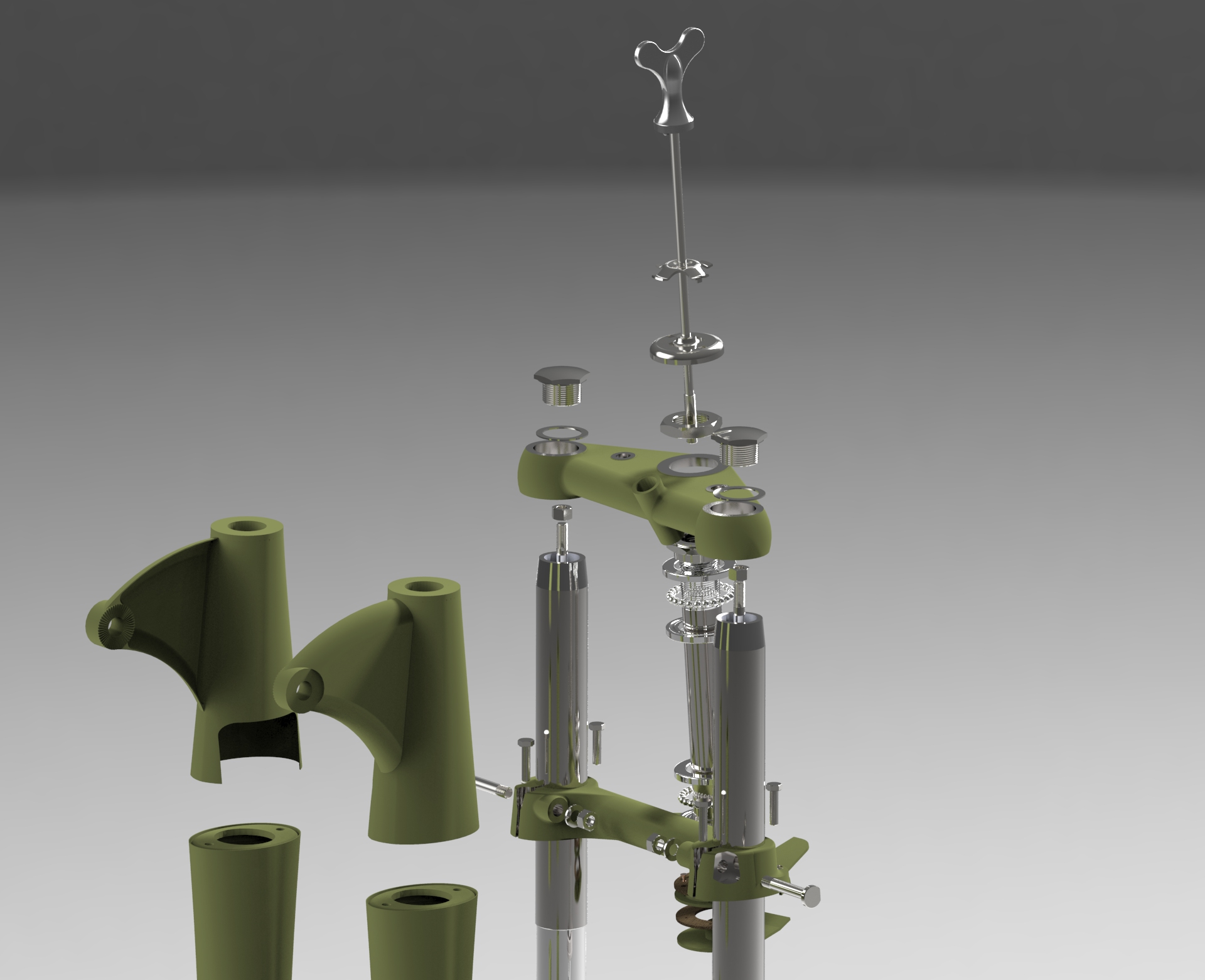 摩托车项目前叉总成